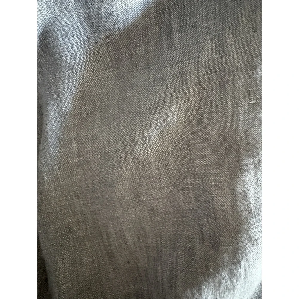 Pottery Barn Belgian Flax Linen Duvet Cover Flagstone Gray King/ Cal King‎